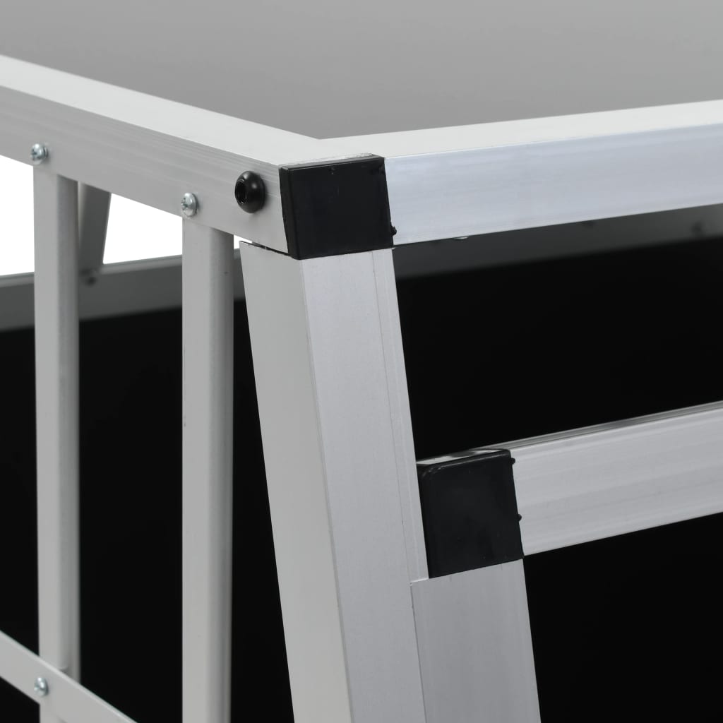 NNEVL Dog Cage with Double Door 94x88x69 cm