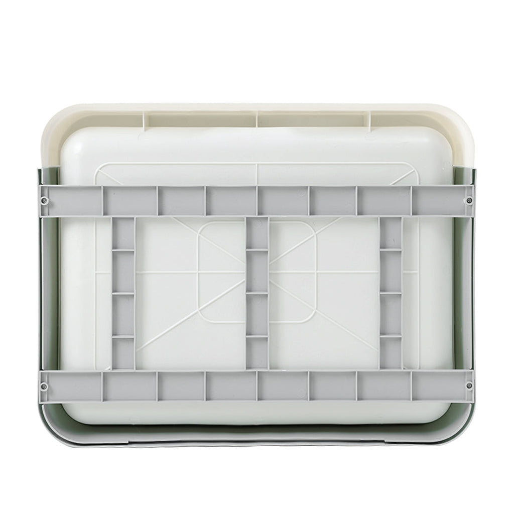 NNEIDS PaWz Foldable Cat Litter Box Tray Enclosed Grey